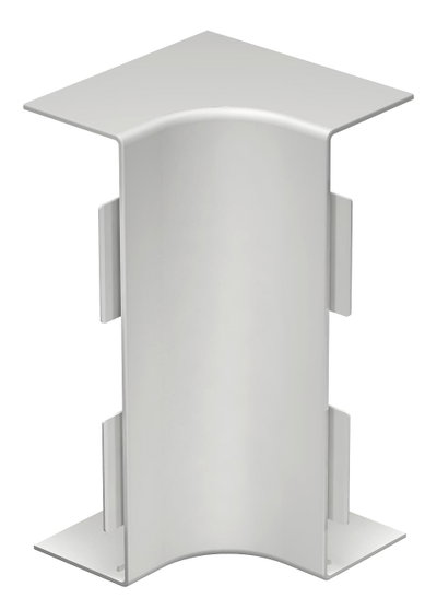 Ângulo interno 60x230mm Policloreto de vinilo branco puro RAL 9010