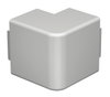 Ângulo externo 60x90mm Policloreto de vinilo branco puro RAL 9010