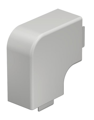 Ângulo plano 40x60mm Policloreto de vinilo branco puro RAL 9010