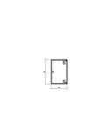 Calha com base perfurada 40x60x2000 Policloreto de vinilo branco puro RAL 9010