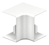 Ângulo interno 30x45mm Policloreto de vinilo branco puro RAL 9010