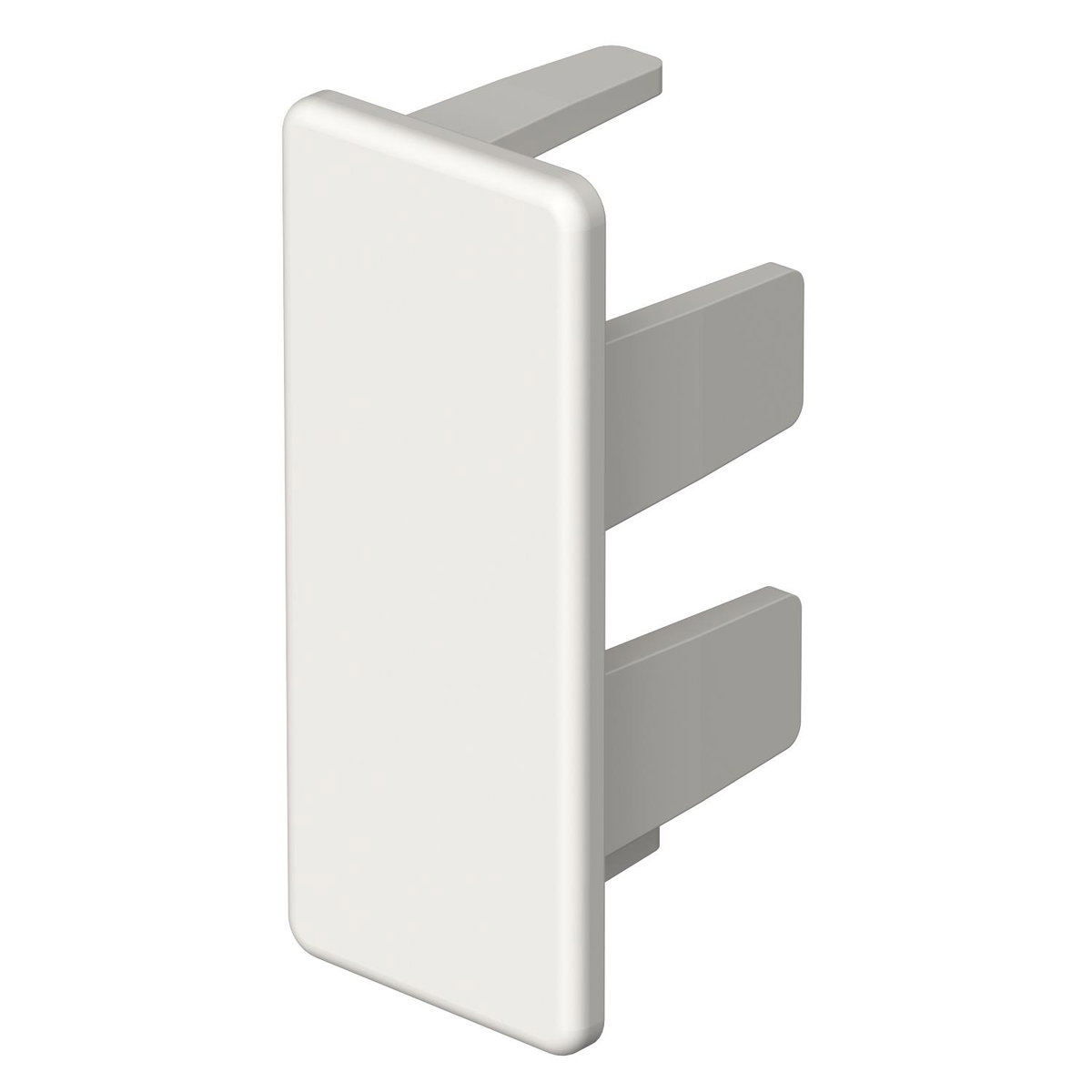 Topo 15x40mm Policloreto de vinilo branco puro RAL 9010