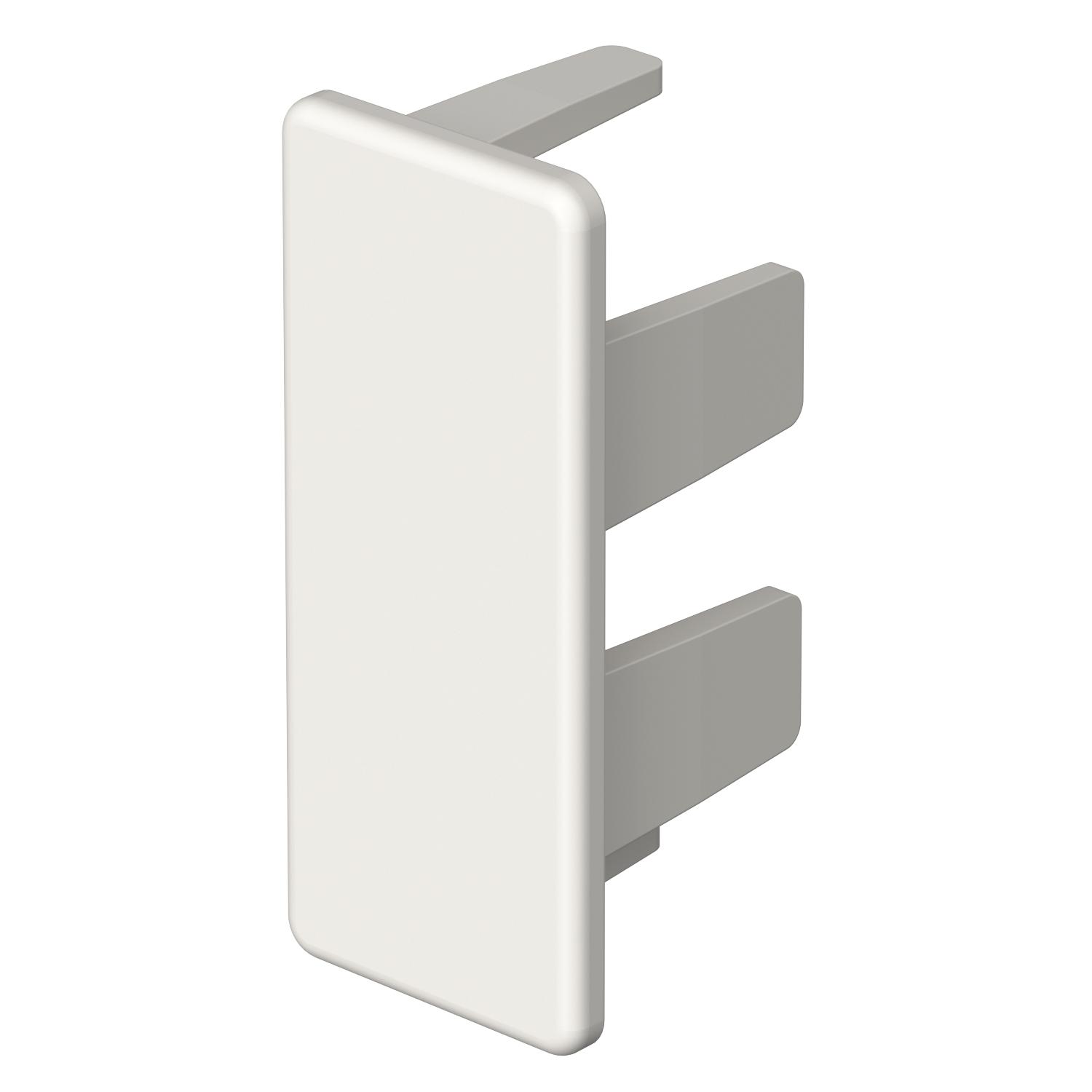Topo 15x40mm Policloreto de vinilo branco puro RAL 9010