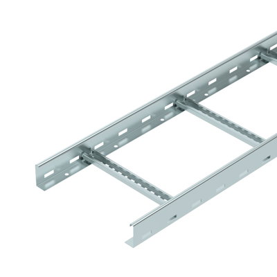 Caminho de cabos tipo escada degrau perfurado, soldado 60x300x3000 Aço galvanizado pelo método Sendzimir zinco