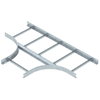 Derivação em T para caminhos de cabos escada 60x400 Aço Galvanizado por imersão a quente após maquinação zinco