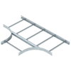 Derivação em T para caminhos de cabos escada 60x500 Aço Galvanizado por imersão a quente após maquinação zinco