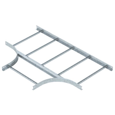 Derivação em T para caminhos de cabos escada 60x600 Aço Galvanizado por imersão a quente após maquinação zinco