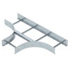 Derivação em T para caminhos de cabos escada 110x300 Aço Galvanizado por imersão a quente após maquinação zinco