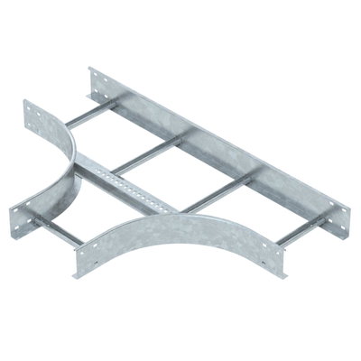 Derivação em T para caminhos de cabos escada 110x300 Aço Galvanizado por imersão a quente após maquinação zinco