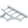 Derivação em T para caminhos de cabos escada 110x400 Aço Galvanizado por imersão a quente após maquinação zinco