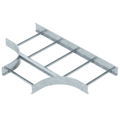 Derivação em T para caminhos de cabos escada 110x500 Aço Galvanizado por imersão a quente após maquinação zinco