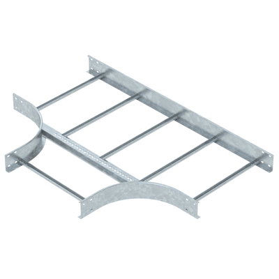 Derivação em T para caminhos de cabos escada 110x600 Aço Galvanizado por imersão a quente após maquinação zinco