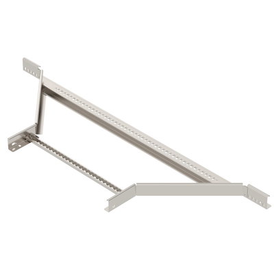 Derivação simples para caminhos de cabos escada 60x600 Aço inoxidável A4 1.4571 brilhante, pós-tratamento aço inoxidável