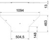 Tampa para derivação simples com ferrolhos rotativos B500 Aço Galvanizado por imersão a quente após maquinação zinco