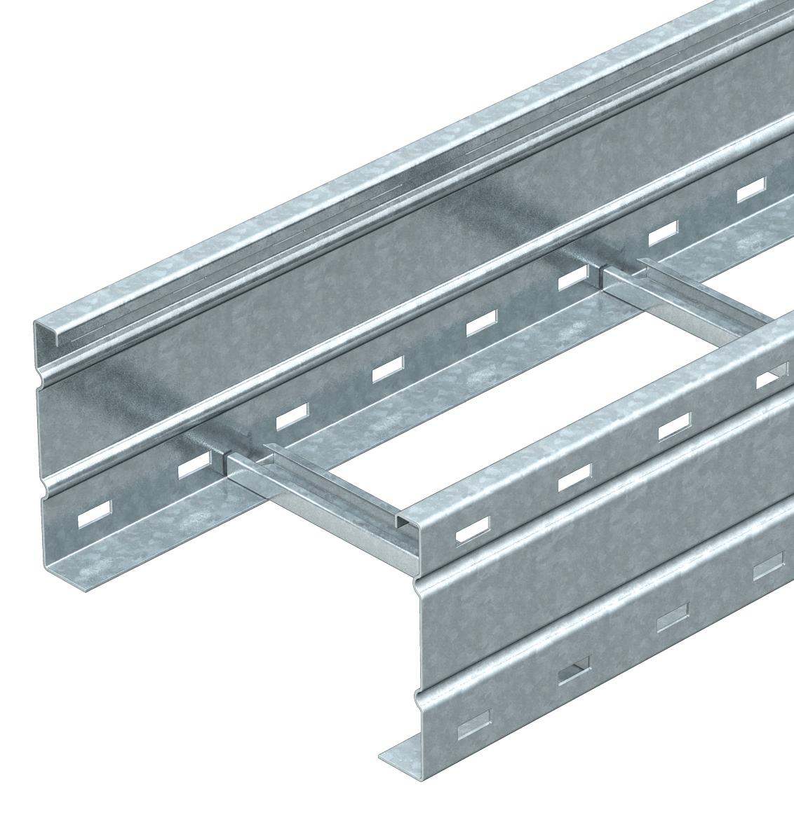 Caminho cabo escada grande vão aba perfurada 160x600x6000 Aço Galvanizado por imersão a quente após maquinação 85µm zinco