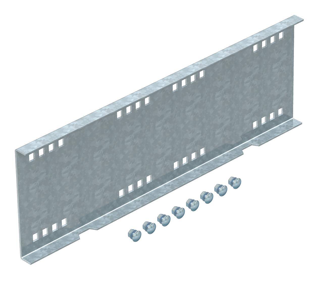 União reta para sistema grandes vãos 160 160x500 Aço Galvanizado por imersão a quente após maquinação 85µm zinco