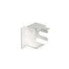 Topo 30x30mm Aço com galvanização contínua / com revestimento de plástico branco puro RAL 9010