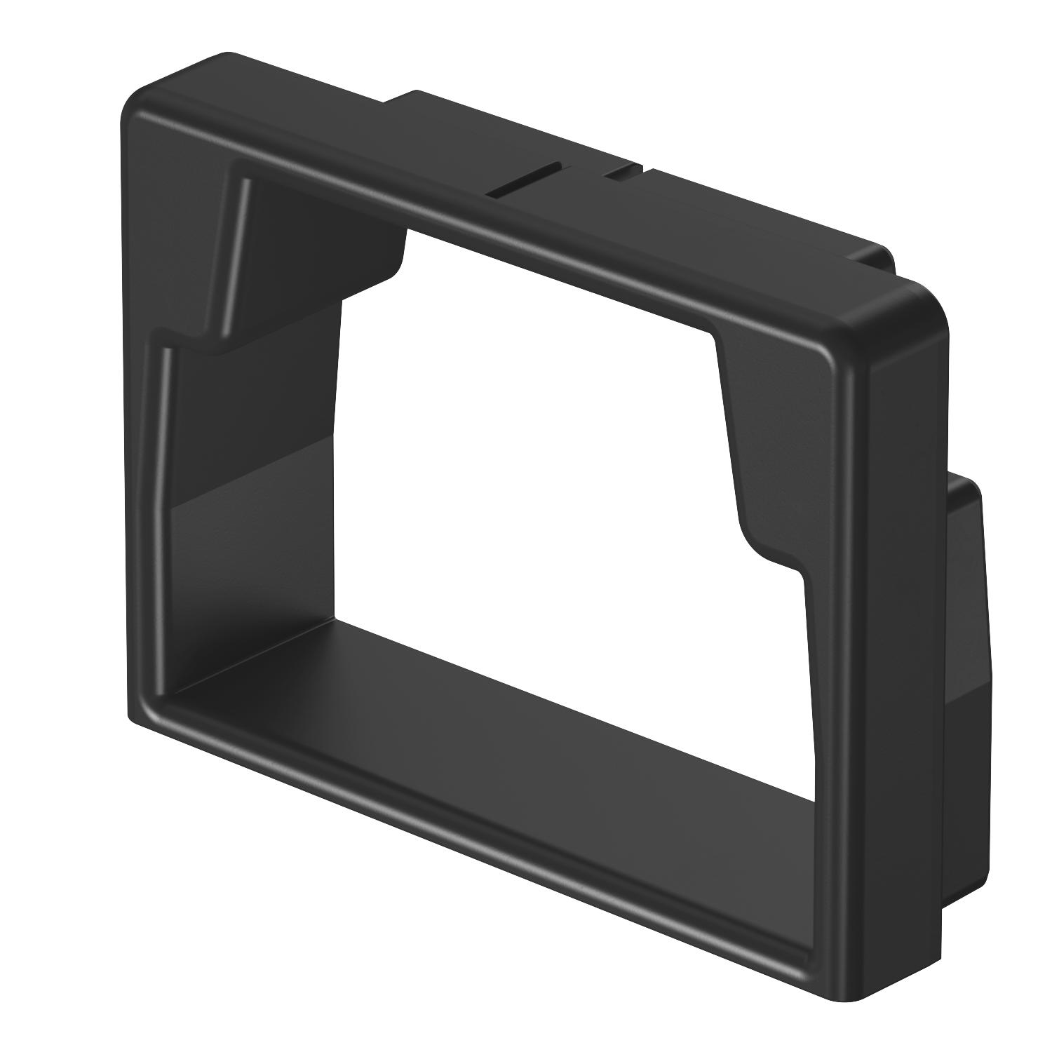 Edge protection ring 40x60mm Elastómero termoplástico preto grafite RAL 9011