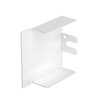 Topo 60x60mm Aço com galvanização contínua / com revestimento de plástico branco puro RAL 9010