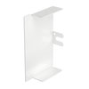 Topo 60x100mm Aço com galvanização contínua / com revestimento de plástico branco puro RAL 9010