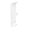 Topo 60x200mm Aço com galvanização contínua / com revestimento de plástico branco puro RAL 9010