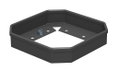 Base para ISSHS4 41x214 Aço preto RAL 9005
