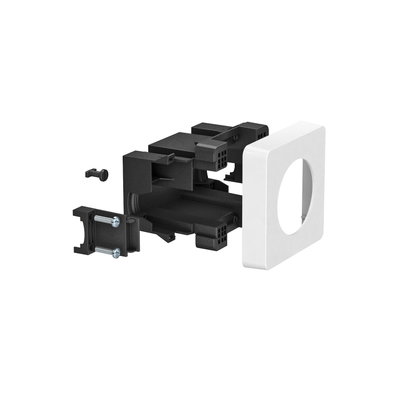 Accessory mounting box for CEE sockets 73x84x117 Poliamida preto grafite RAL 9011