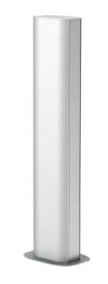 Coluna Chão 675x80x130 Alumínio branco puro RAL 9010