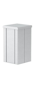 Coluna Chão 250x130x140 Alumínio branco puro RAL 9010