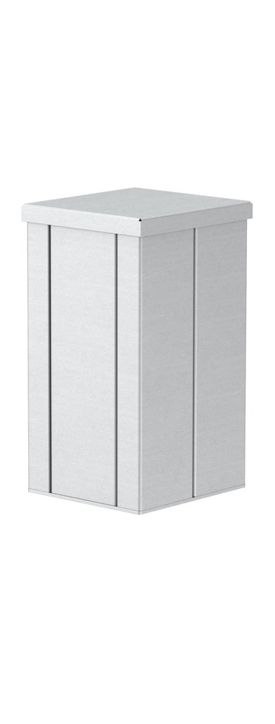 Coluna Chão 250x130x140 Alumínio branco puro RAL 9010