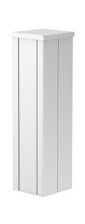 Coluna Chão 500x130x140 Alumínio branco puro RAL 9010