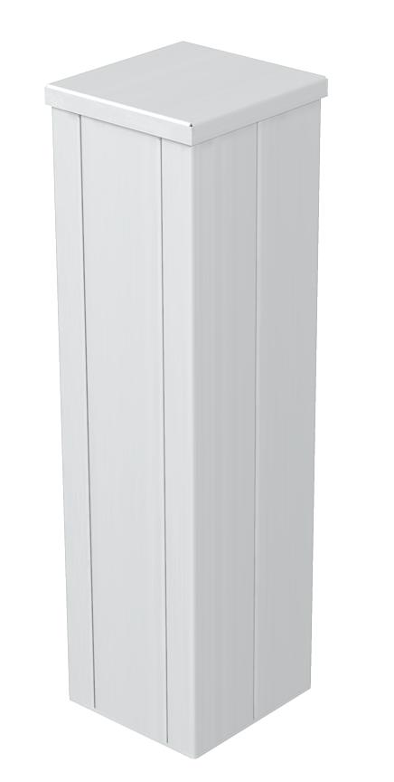 Coluna Chão 500x130x140 Alumínio anodizado alumínio