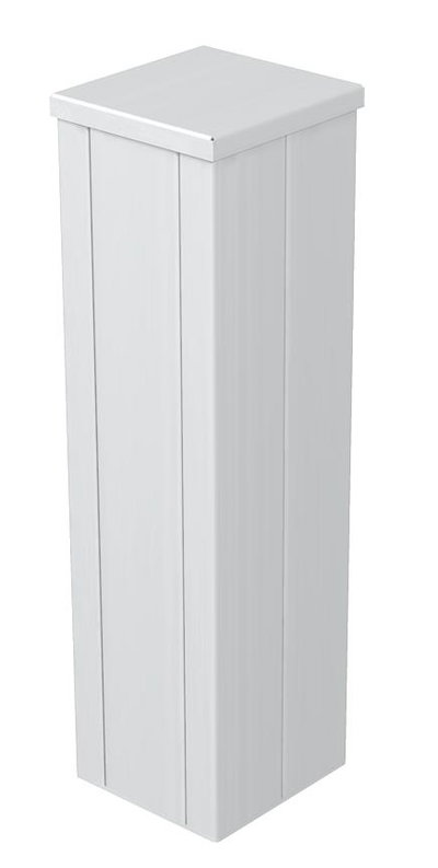 Coluna Chão 500x130x140 Alumínio anodizado alumínio