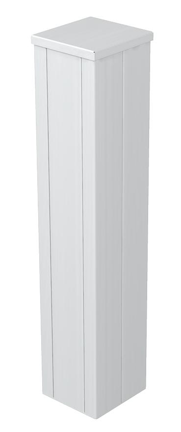 Coluna Chão 675x130x140 Alumínio anodizado alumínio