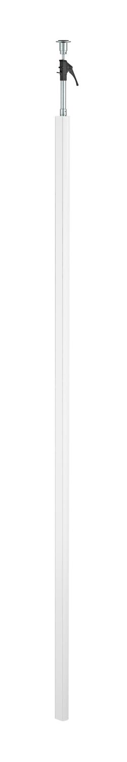 Coluna Chão/teto 3000x70x59 Alumínio branco puro RAL 9010