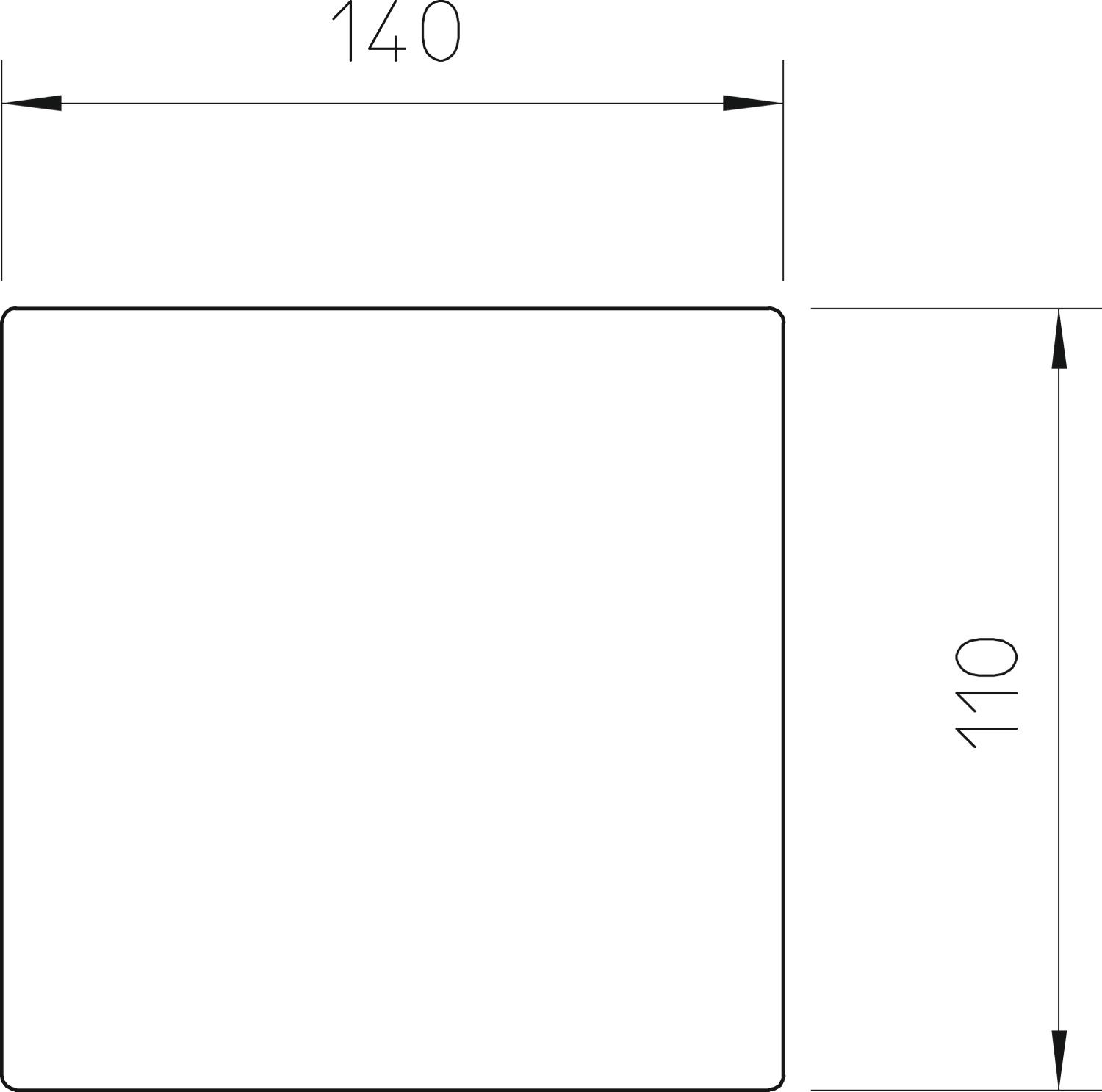 Borracha for ISS140110 140x110x4 Borracha preto – Imagem 2 de 2