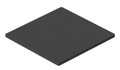 Borracha for ISS140110 140x110x4 Borracha preto