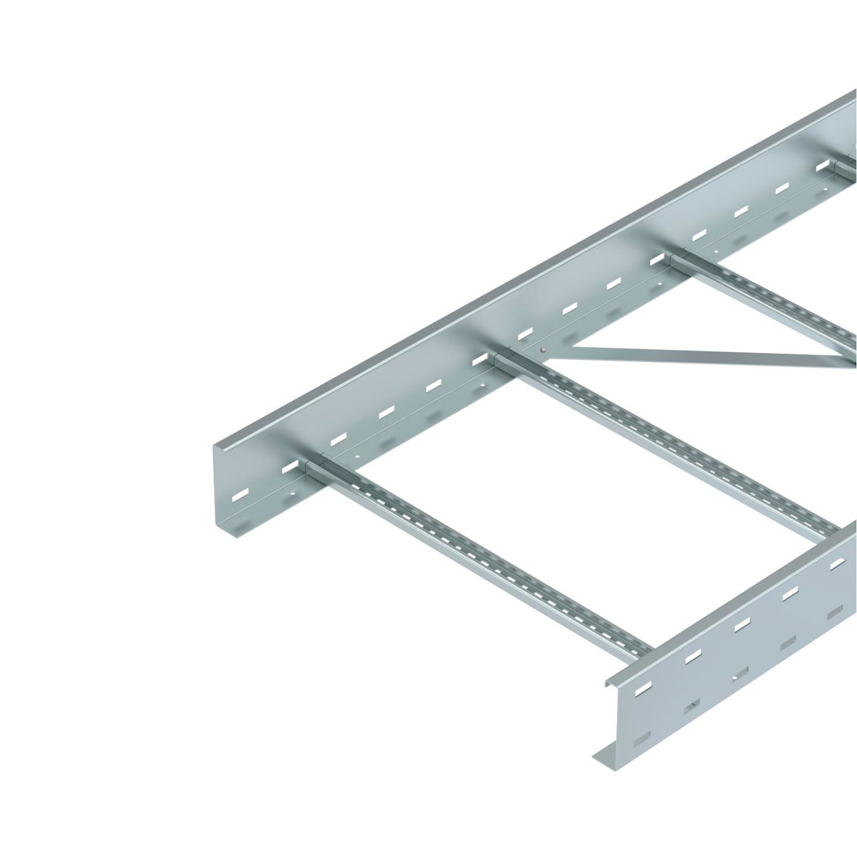 Caminho cabo escada grande vão aba perfurada 110x600x6000 Aço galvanizado pelo método Sendzimir zinco
