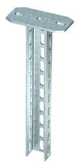 Pendural com cabeça de perfil soldada 70x50x1000 Aço Galvanizado por imersão a quente após maquinação 85µm zinco