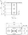 Cabeça de perfil para IS 8 200mm Aço Galvanizado por imersão a quente após maquinação 85µm zinco