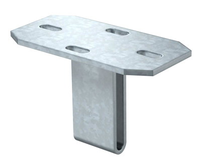 Cabeça de perfil para perfil US 7 200x100 Aço Galvanizado por imersão a quente após maquinação zinco