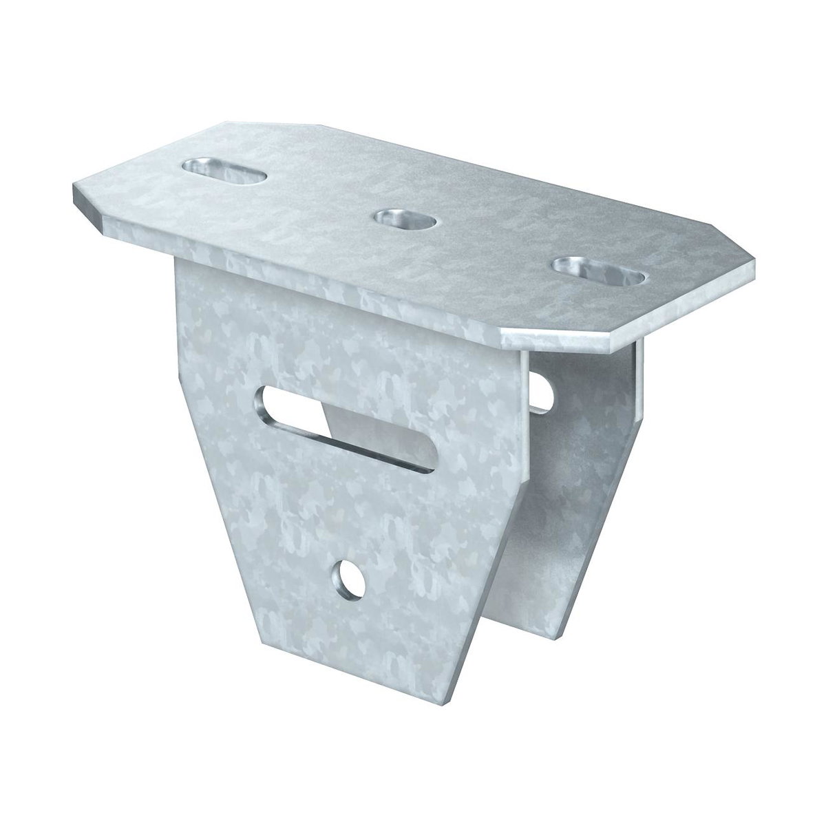 Cabeça de perfil para perfil US 7, variável 200x100 Aço Galvanizado por imersão a quente após maquinação zinco
