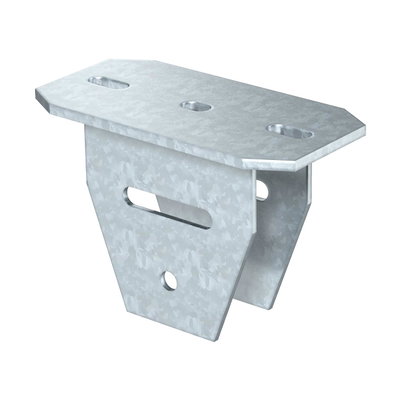 Cabeça de perfil para perfil US 7, variável 200x100 Aço Galvanizado por imersão a quente após maquinação zinco