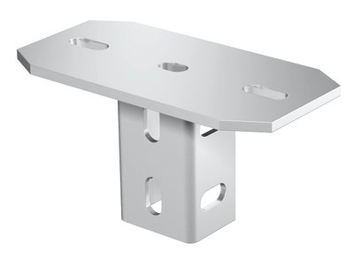 Cabeça de perfil para perfil US 7 200x100 Aço inoxidável A4 1.4571 brilhante, pós-tratamento aço inoxidável