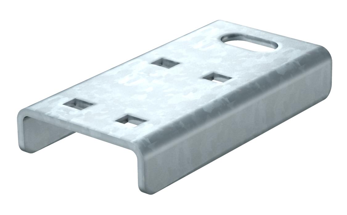 Attaching comp., cable trays for function maintenance 115x60x20 Aço inoxidável A4 1.4571 aço inoxidável