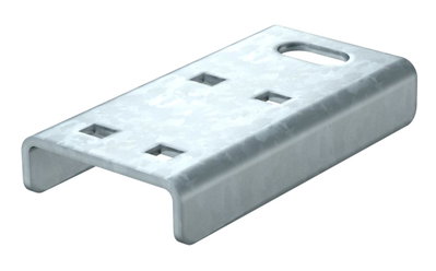 Attaching comp., cable trays for function maintenance 115x60x20 Aço inoxidável A4 1.4571 aço inoxidável
