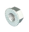 Porca recartilhada com disco de aperto M10 Aço inoxidável A4 1.4401 aço inoxidável