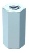 União para varão roscado M8x24mm Aço inoxidável, livre de ferrugem A2 1.4301 brilhante, pós-tratamento