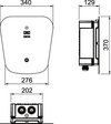 Wallbox
 Key Protect
 370x340x136 Policarbonato lacado preto