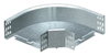 Ângulo 90° horizontal, com uniões curvas 85x100 Aço galvanizado pelo método Sendzimir zinco
